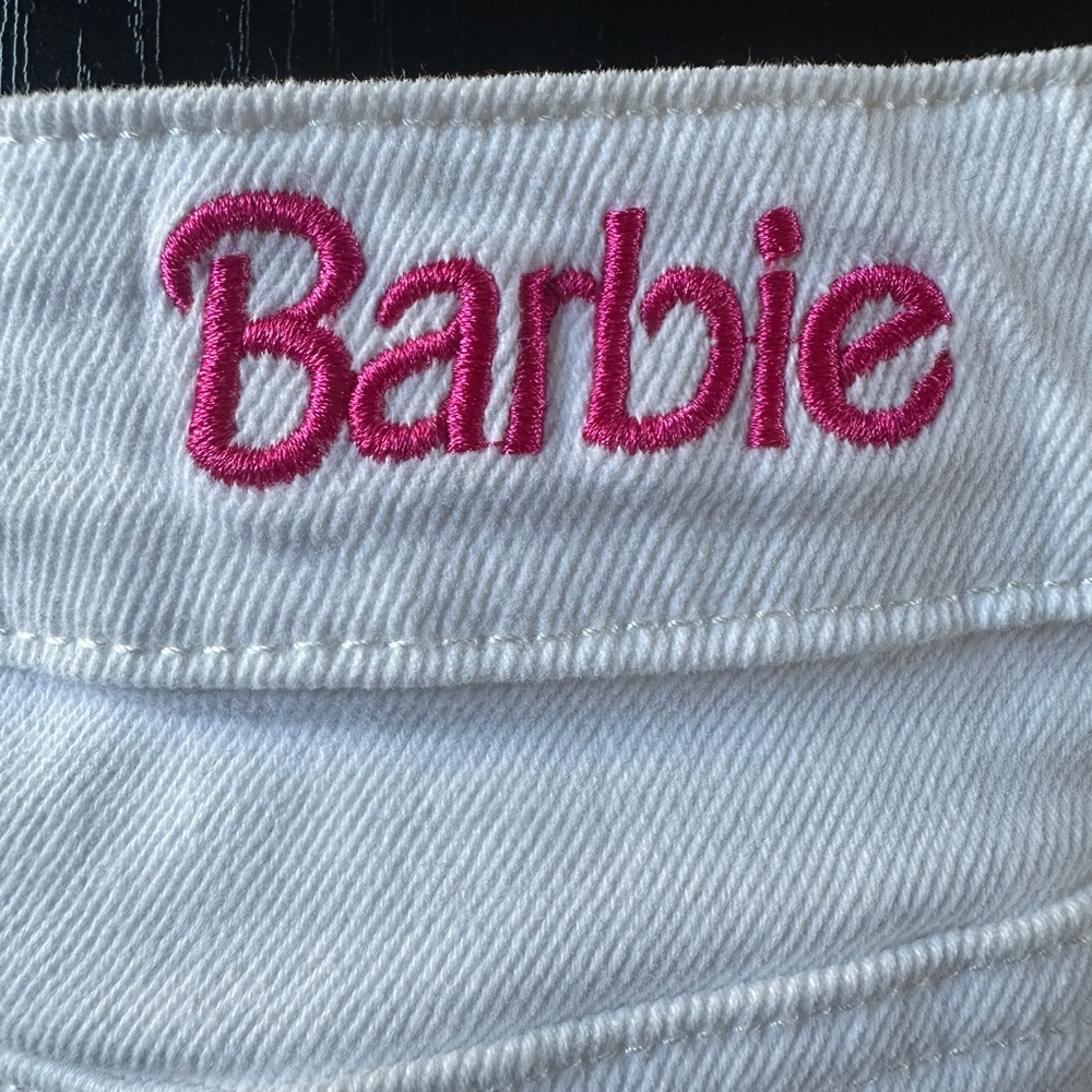 Barbie™ by PacSun White Denim Skirt & Bustier Top Set - Picture 7 of 12